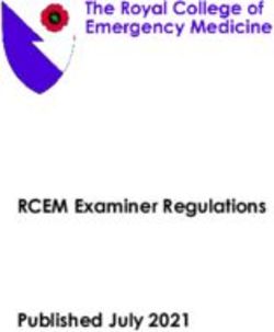 RCEM Examiner Regulations Published July 2021