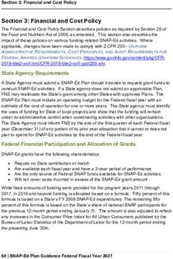Section 3: Financial and Cost Policy