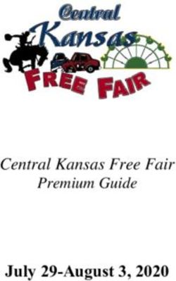 July 29-August 3, 2020 - Central Kansas Free Fair Premium Guide - Dickinson ...