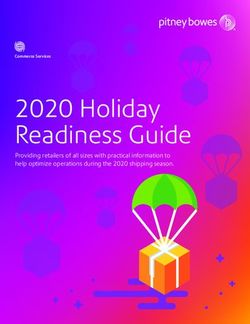 2020 Holiday Readiness Guide - Providing retailers of all sizes with practical information to help optimize operations during the 2020 shipping ...