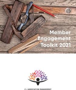 Member Engagement Toolkit 2021 - CJAM