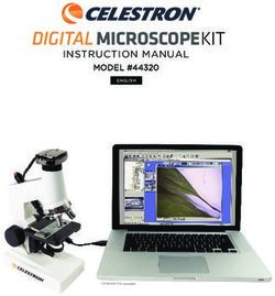 DIGITAL MICROSCOPE KIT - INSTRUCTION MANUAL MODEL #44320 - AWS