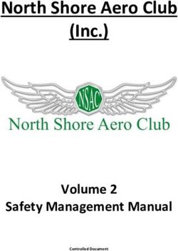 North Shore Aero Club (Inc.) - Volume 2 Safety Management Manual
