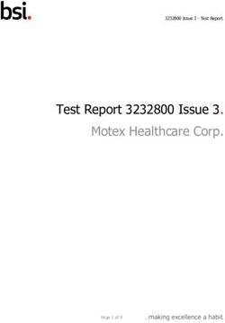 Test Report 3232800 Issue 3. Motex Healthcare Corp - Preptek
