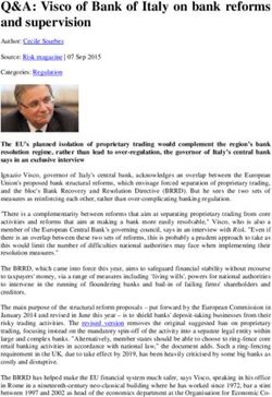 Q&A: Visco of Bank of Italy on bank reforms and supervision - Banca d'Italia