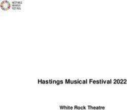 Hastings Musical Festival 2022 - White Rock Theatre
