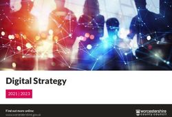 Digital Strategy 2021 | 2023 - Find out more online: www.worcestershire.gov.uk