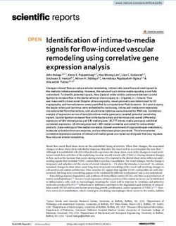 Identification of intima to media signals for flow induced vascular remodeling using correlative gene expression analysis