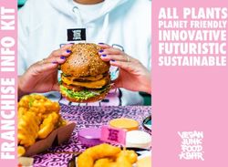 FUTURISTIC ALL PLANTS PLANET FRIENDLY - Vegan Junk Food Bar