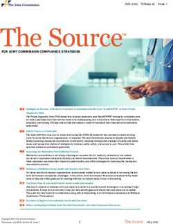 The SourceTM FOR JOINT COMMISSION COMPLIANCE STRATEGIES - Joint Commission Resources