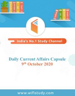 Title Daily Current Affairs Capsule 9th October 2020