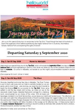 Departing Saturday 5 September 2020 - Bega Valley Coaches