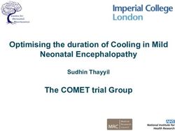 Optimising the duration of Cooling in Mild Neonatal Encephalopathy The COMET trial Group - Sudhin Thayyil - Imperial College ...