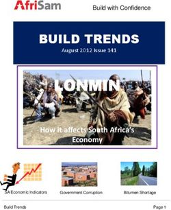 How it affects South Africa's Economy - LONMIN BUILD TRENDS