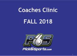 Coaches Clinic FALL 2018 - Pick 6 Sports