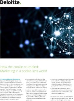 How the cookie crumbled: Marketing in a cookie-less world - Deloitte