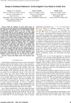 Emoji as Sentiment Indicators: An Investigative Case Study in Arabic Text - ThinkMind