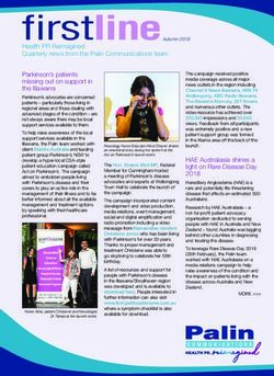 Firstline Health PR Reimagined Quarterly news from the Palin Communications team