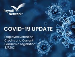 Employee Retention Credits and Current Pandemic Legislation 3.17.2021