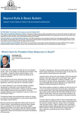 Beyond Bulls & Bears Bulletin - INSIGHT FROM FRANKLIN TEMPLETON INVESTMENTS MANAGERS