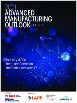 ADVANCED MANUFACTURING 2021 - Industry 4.0 is here, are Canadian manufacturers ready?