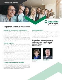 Together, to serve you better - Desjardins