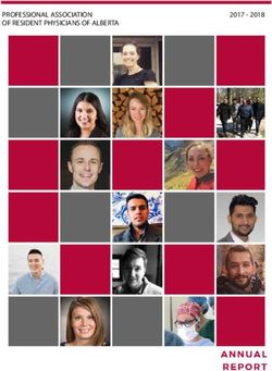 PROFESSIONAL ASSOCIATION OF RESIDENT PHYSICIANS OF ALBERTA 2017 - 2018 - 2018 of resident physicians of alberta