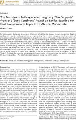 The Monstrous Anthropocene: Imaginary 'Sea Serpents' from the 'Dark Continent' Reveal an Earlier Baseline for Real Environmental Impacts to ...