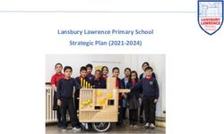 Lansbury Lawrence Primary School Strategic Plan (2021-2024)