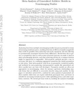 Meta-Analysis of Generalized Additive Models in Neuroimaging Studies