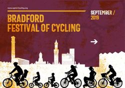 Bradford Festival of Cycling - SeptEmber / 2019 - Capital of Cycling