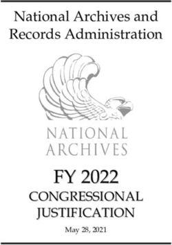FFYY 22002222 - National Archives and Records Administration - CCOONNGGRREESSSSIIOONNAALL JJUUSSTTIIFFIICCAATTIIOONN - National Archives