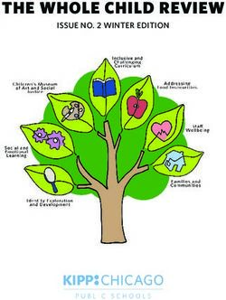 THE WHOLE CHILD REVIEW - ISSUE NO. 2 WINTER EDITION - KIPP Chicago