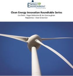 Clean Energy Innovation Roundtable Series - Co-Chairs: Roger Ballentine & Jim Connaughton Rapporteur: Dave Grossman - The Aspen ...