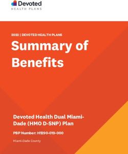 Summary of Benefits - Devoted Health Dual Miami- Dade (HMO D-SNP) Plan PBP Number: H1290-019-000