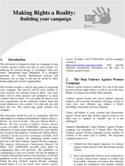 Making Rights a Reality: Building your campaign - Amnesty ...