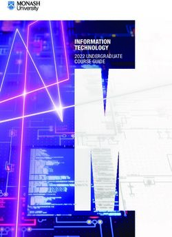 INFORMATION TECHNOLOGY - 2022 UNDERGRADUATE COURSE GUIDE - Monash University