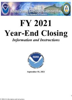 FY 2021 Year-End Closing - Information and Instructions - NOAA Corporate Services