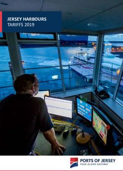 JERSEY HARBOURS TARIFFS 2019 - Ports of Jersey