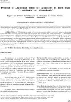 Proposal of Anatomical Terms for Alterations in Tooth Size: "Microdontia and Macrodontia" - SciELO