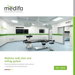 Modular wall, door and ceiling system - Premium quality customized room systems - directly from the manufacturer.