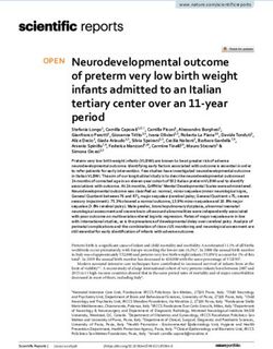 Neurodevelopmental outcome of preterm very low birth weight infants admitted to an Italian tertiary center over an 11 year period