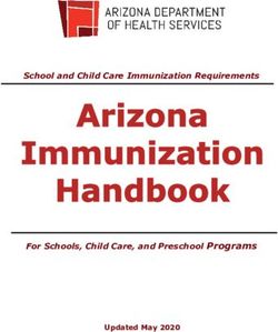 For Schools, Child Care, and Preschool Programs - School and Child Care Immunization Requirements - Arizona Department of ...