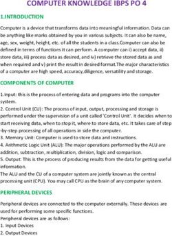 COMPUTER KNOWLEDGE IBPS PO 4