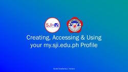 Creating, Accessing & Using your my.sji.edu.ph Profile - Guide Created by  J. Toriano - St.