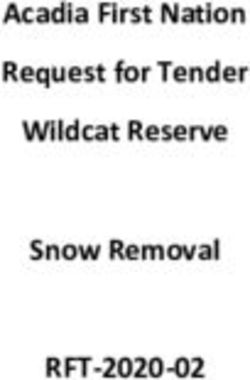 Acadia First Nation Request for Tender Wildcat Reserve Snow Removal - RFT-2020-02