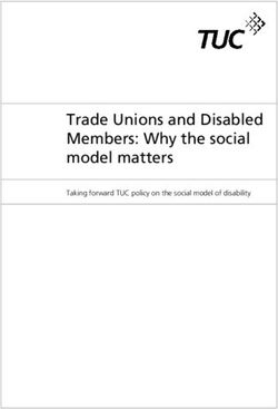 Trade Unions and Disabled Members: Why the social model matters - Taking forward TUC policy on the social model of disability