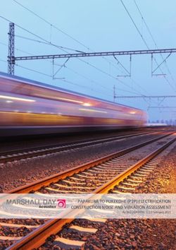 PAPAKURA TO PUKEKOHE (P2P) ELECTRIFICATION CONSTRUCTION NOISE AND VIBRATION ASSESSMENT