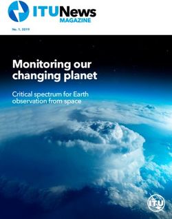 Monitoring our changing planet - Critical spectrum for Earth observation from space - ITU