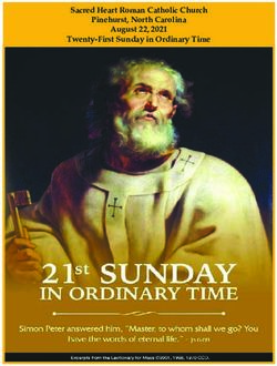 Sacred Heart Roman Catholic Church Pinehurst, North Carolina August 22, 2021 Twenty-First Sunday in Ordinary Time